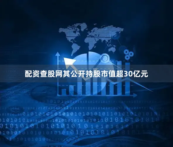 配资查股网其公开持股市值超30亿元